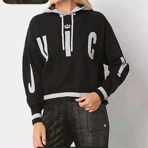JUICY by Juicy Couture - Black Women's Hooded Sweater - SZ M